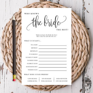 Wer kennt die Bride bearbeitbare Papierspielkarte? Flyer