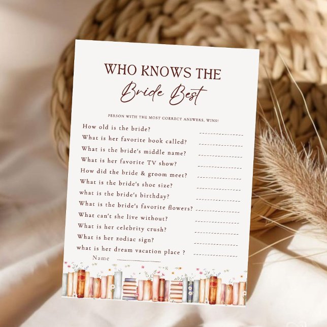 Wer kennt die Bride Best Game Card? (Von Creator hochgeladen)