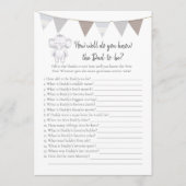 Wer kennt die "Daddy to be Game Baby Elephant Card Programm (Vorderseite)