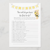 Wer kennt die "Daddy to be Game Teddy Bear Card"? Programm (Vorderseite)