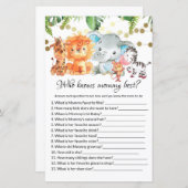 Wer kennt die Mama Best Baby Shower Games? (Vorne/Hinten)