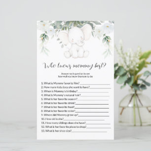 Wer kennt die Mama Best Baby Shower Games?