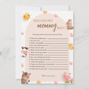Wer kennt die Mama Best Game Card? Einladung