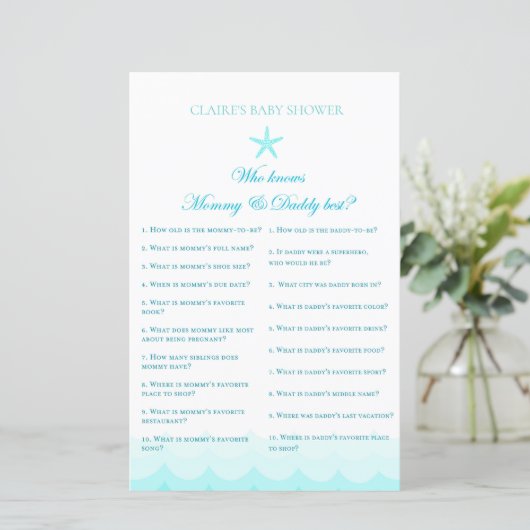 Wer kennt Mama und Papa - Baby Showgame (Stehend Vorderseite)