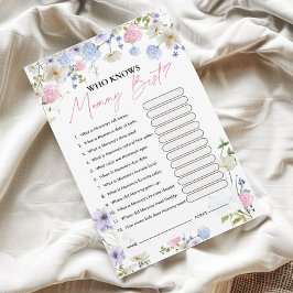 Wer kennt Mommy Best? | Baby Shower Game