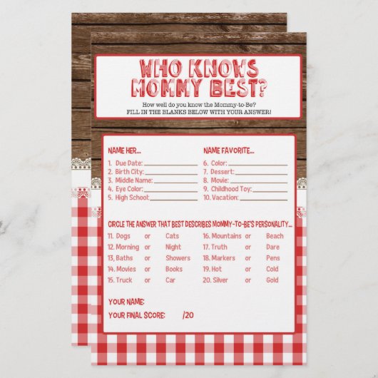 Wer kennt Mommy Best - Red Baby Q? (Vorne/Hinten)