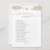 Wer kennt Mommy Best Twinkle Star Baby Dusche? Einladung (Vorderseite)