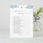 Wer kennt Mommy Best Twinkle Star Baby Dusche? Einladung (Stehend Vorderseite)