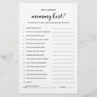 Wer kennt Mommy Budget Friendly Baby Shower Game