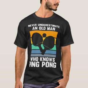 Wer kennt Tischtennis-Tennis? T-Shirt