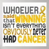 Wer Krebs im Kindesalter gesagt hat Poster (Vorne)