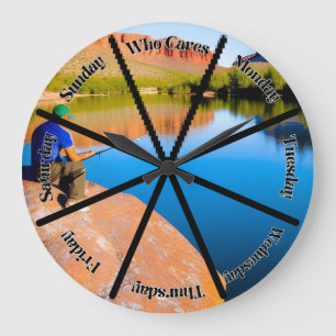 Wer kümmert sich um die Rentenzeitanzeige? Große Wanduhr