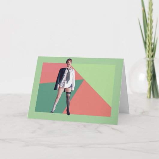 Wer kümmert sich um Grußkarte Dankeskarte (Vorderseite)