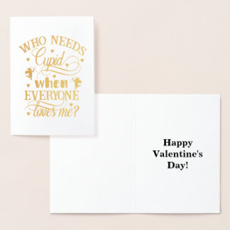 Wer Kupid braucht, wenn mich alle Lieben machen, Z Folienkarte