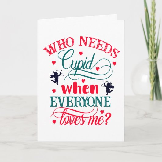 Wer Kupid braucht, wenn mich alle Lieben machen, Z Karte (Vorderseite)