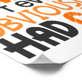 Wer Leukämie gesagt hat Poster (Ecke)