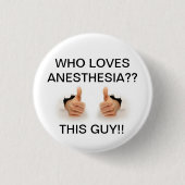 Wer Liebeanästhesie Button (Vorderseite)