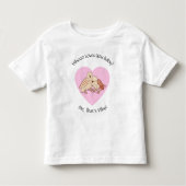 Wer Lieben dich Baby? Owls Valentine Baby Dusche Kleinkind T-shirt (Vorderseite)