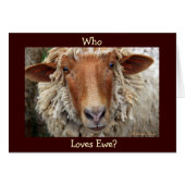 Wer Lieben Ewe? Ich würde es tun: Valentine/Geburt (Vorderseite (Horizontal))