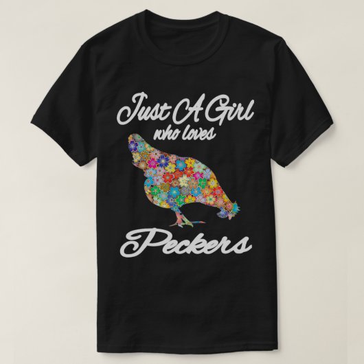 Wer Lieben Peckers Funny Chicken T-Shirt (Design vorne)