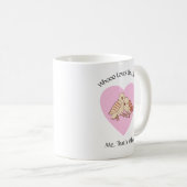 Wer Lieben Sie Baby Niedliche Eulen Valentine Kaffeetasse (VorderseiteRechts)