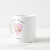 Wer Lieben Sie Baby Niedliche Eulen Valentine Kaffeetasse (Vorderseite Links)