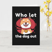 Wer Ließ den Hund aus Hunden? Karte (Gelbe Blume)