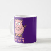 WER LIESS DIE HOGS AUS lustigem Schweinebuhn? Kaffeetasse (Vorderseite Links)