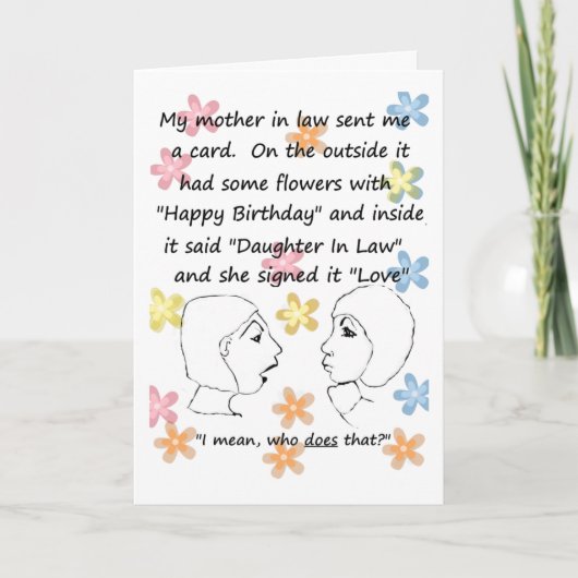 Wer macht das? - Tochter im Rechtswesen Geburtskar Karte (Vorderseite)