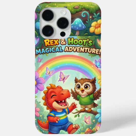 Wer magische Abenteuer-Laune Regenbogen Case-Mate iPhone Hülle (Rückseite)