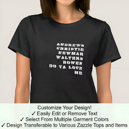 Wer meinen Namen teilt Berühmte historische Berühm T-Shirt