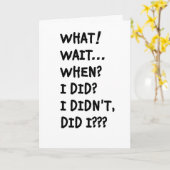 WER MICH, VERGESSE DIE Karte (Gelbe Blume)