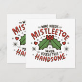 Wer Mistletoe braucht, wenn man so hübsch ist (Vorne/Hinten)