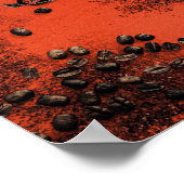 Wer mit Kaffee schlafen muss Poster (Ecke)