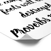 Wer mit klugen Männern geht, wird klug sein, aber Poster (Ecke)