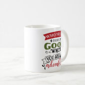 Wer muss schon brav sein Süß Kaffeetasse (VorderseiteRechts)
