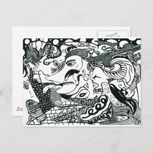 Wer Nase? Postkarte (Vorne/Hinten)