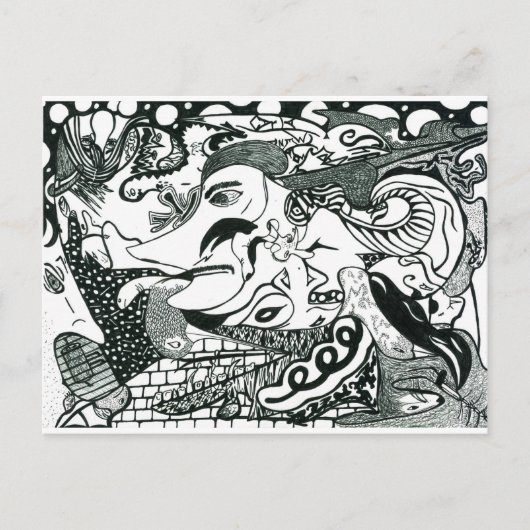 Wer Nase? Postkarte (Vorderseite)