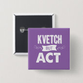 Wer nicht ein nettes mag, Lavendel Button (Vorne & Hinten)