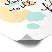 Wer nicht springt, wird nie fliegen poster (Ecke)