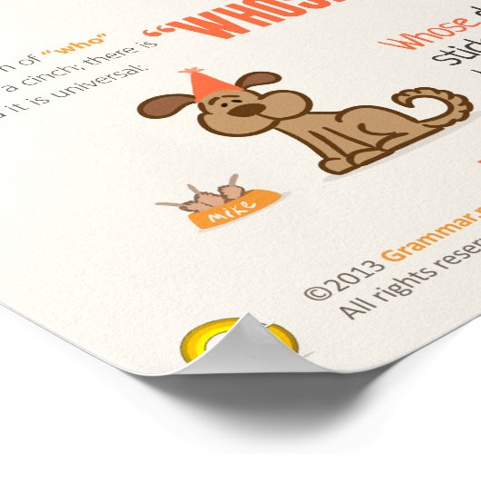 Wer oder wer? poster (Ecke)