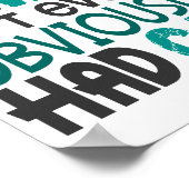 Wer Ovarialkrebs gesagt hat Poster (Ecke)