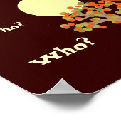 Wer Owl Poster (Ecke)