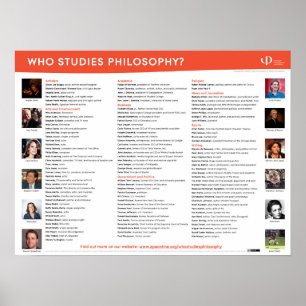 Wer Philosophieplakatdruck studiert Poster
