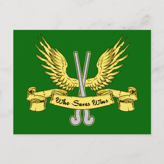 Wer Rette Feldhockey-Postkarten Postkarte (Vorderseite)