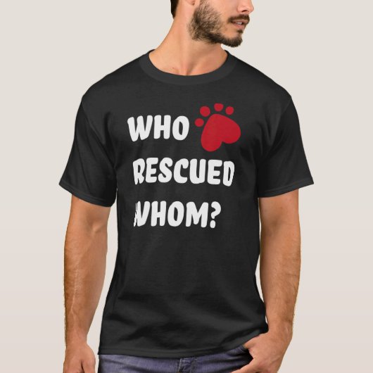 Wer rettete den Rettungshund T-Shirt (Vorderseite)