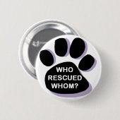 wer rettete, wem? Knopf Button (Vorne & Hinten)