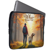 Wer rettete Wer - Der goldene Retriever Laptopschutzhülle (Vorne Rechts)