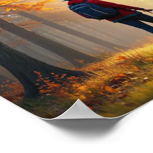 Wer rettete Wer - Der goldene Retriever Poster (Ecke)