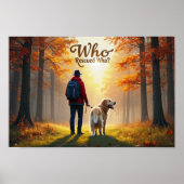 Wer rettete Wer - Der goldene Retriever Poster (Vorne)